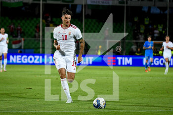 2022-06-07 - Hungary's Dominik Szoboszlai portrait in action - ITALY VS HUNGARY - UEFA NATIONS LEAGUE - SOCCER