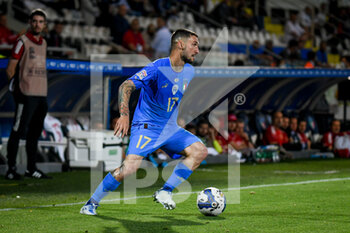 2022-06-07 - Italy's Matteo Politano portrait in action - ITALY VS HUNGARY - UEFA NATIONS LEAGUE - SOCCER