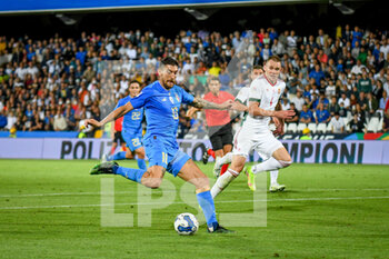2022-06-07 - Italy's Lorenzo Pellegrini in action - ITALY VS HUNGARY - UEFA NATIONS LEAGUE - SOCCER