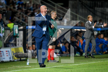 2022-06-07 - Hungary's head coach Marco Rossi portrait gestures - ITALY VS HUNGARY - UEFA NATIONS LEAGUE - SOCCER