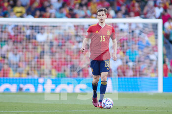 2022-06-02 - Diego Llorente of Spain during the UEFA Nations League, League A - Group A2 football match between Spain and Portugal on June 2, 2022 at Benito Villamarin stadium in Sevilla, Spain - FOOTBALL - NATIONS LEAGUE - SPAIN V PORTUGAL - UEFA NATIONS LEAGUE - SOCCER