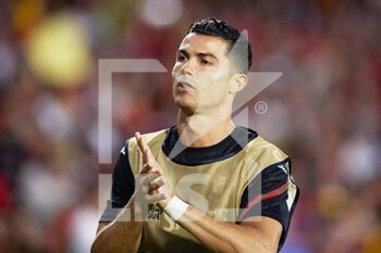 2022-06-02 - Cristiano Ronaldo of Portugal during the UEFA Nations League, League A - Group A2 football match between Spain and Portugal on June 2, 2022 at Benito Villamarin stadium in Sevilla, Spain - FOOTBALL - NATIONS LEAGUE - SPAIN V PORTUGAL - UEFA NATIONS LEAGUE - SOCCER