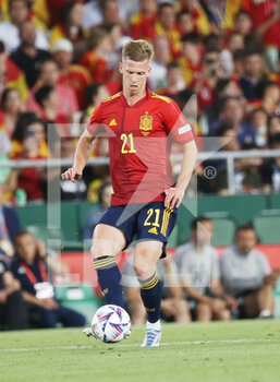 2022-06-02 - Dani Olmo of Spain during the UEFA Nations League, League A - Group A2 football match between Spain and Portugal on June 2, 2022 at Benito Villamarin stadium in Sevilla, Spain - FOOTBALL - NATIONS LEAGUE - SPAIN V PORTUGAL - UEFA NATIONS LEAGUE - SOCCER