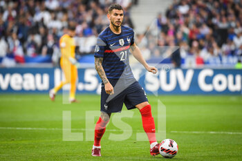 2022-06-03 - Lucas HERNANDEZ of France during the UEFA Nations League, League A - Group 1 football match between France and Denmark on June 3, 2022 at Stade de France in Saint-Denis near Paris, France - FOOTBALL - NATIONS LEAGUE - FRANCE V DENMARK - UEFA NATIONS LEAGUE - SOCCER