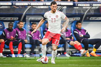 2022-06-03 - Pierre-Emile HOJBJERG of Denmark during the UEFA Nations League, League A - Group 1 football match between France and Denmark on June 3, 2022 at Stade de France in Saint-Denis near Paris, France - FOOTBALL - NATIONS LEAGUE - FRANCE V DENMARK - UEFA NATIONS LEAGUE - SOCCER
