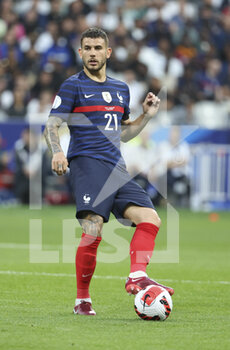 2022-06-03 - Lucas Hernandez of France during the UEFA Nations League League A - Group 1 football match between France and Denmark on June 3, 2022 at Stade de France in Saint-Denis near Paris, France - FOOTBALL - NATIONS LEAGUE - FRANCE V DENMARK - UEFA NATIONS LEAGUE - SOCCER