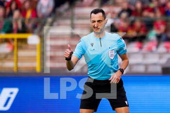2022-06-03 - Referee Jose Maria Sanchez during the UEFA Nations League 2022, League A Group 4 football match between Belgium and Netherlands on June 3, 2022 at the King Baudouin Stadium in Brussels, Belgium - FOOTBALL - NATIONS LEAGUE 2022 - BELGIUM V NETHERLANDS - UEFA NATIONS LEAGUE - SOCCER
