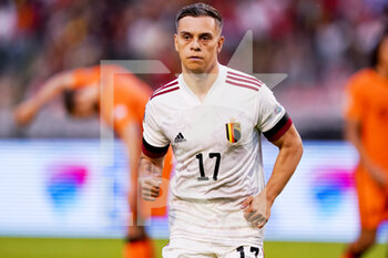 2022-06-03 - Leandro Trossard of Belgium during the UEFA Nations League 2022, League A Group 4 football match between Belgium and Netherlands on June 3, 2022 at the King Baudouin Stadium in Brussels, Belgium - FOOTBALL - NATIONS LEAGUE 2022 - BELGIUM V NETHERLANDS - UEFA NATIONS LEAGUE - SOCCER