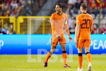 2022-06-03 - Virgil van Dijk of the Netherlands during the UEFA Nations League 2022, League A Group 4 football match between Belgium and Netherlands on June 3, 2022 at the King Baudouin Stadium in Brussels, Belgium - FOOTBALL - NATIONS LEAGUE 2022 - BELGIUM V NETHERLANDS - UEFA NATIONS LEAGUE - SOCCER
