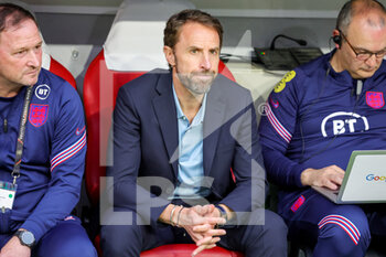 2022-06-07 - Head coach Gareth Southgate of England during the UEFA Nations League 2022, League A - Group 3 football match between Germany and England on June 7, 2022 at Allianz Arena in Munich, Germany - FOOTBALL - NATIONS LEAGUE 2022 - GERMANY V ENGLAND - UEFA NATIONS LEAGUE - SOCCER