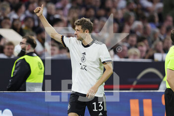 2022-06-07 - Thomas Muller of Germany during the UEFA Nations League 2022, League A - Group 3 football match between Germany and England on June 7, 2022 at Allianz Arena in Munich, Germany - FOOTBALL - NATIONS LEAGUE 2022 - GERMANY V ENGLAND - UEFA NATIONS LEAGUE - SOCCER