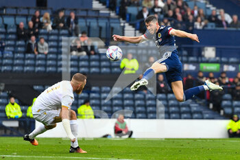 2022-06-08 - Scotland's Ryan Christie during the UEFA Nations League 2022, League B - Group 1 football match between Scotland and Armenia on June 8, 2022 at Hampden Park in Glasgow, Scotland - FOOTBALL - NATIONS LEAGUE 2022 - SCOTLAND V ARMENIA - UEFA NATIONS LEAGUE - SOCCER