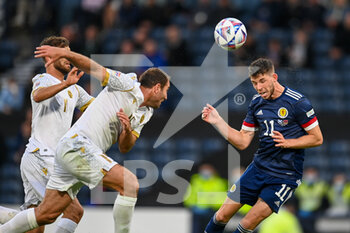 2022-06-08 - Scotland's Ryan Christie during the UEFA Nations League 2022, League B - Group 1 football match between Scotland and Armenia on June 8, 2022 at Hampden Park in Glasgow, Scotland - FOOTBALL - NATIONS LEAGUE 2022 - SCOTLAND V ARMENIA - UEFA NATIONS LEAGUE - SOCCER