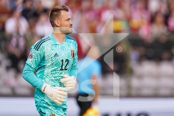 2022-06-08 - Simon Mignolet of Belgium during the UEFA Nations League 2022, League A - Group 4 football match between Belgium and Poland on June 8, 2022 at King Baudouin Stadium in Brussels, Belgium - FOOTBALL - NATIONS LEAGUE 2022 - BELGIUM V POLAND - UEFA NATIONS LEAGUE - SOCCER