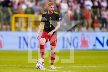 2022-06-08 - Kevin De Bruyne of Belgium during the UEFA Nations League 2022, League A - Group 4 football match between Belgium and Poland on June 8, 2022 at King Baudouin Stadium in Brussels, Belgium - FOOTBALL - NATIONS LEAGUE 2022 - BELGIUM V POLAND - UEFA NATIONS LEAGUE - SOCCER