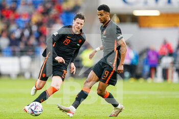 2022-06-08 - Cody Gakpo of The Netherlands during the UEFA Nations League 2022, League A - Group 4 football match between Wales and The Netherlands on June 8, 2022 at Cardiff City Stadium in Cardiff, Wales - FOOTBALL - NATIONS LEAGUE 2022 - WALES V NETHERLANDS - UEFA NATIONS LEAGUE - SOCCER