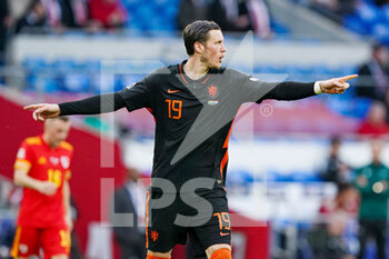 2022-06-08 - Wout Weghorst of The Netherlands during the UEFA Nations League 2022, League A - Group 4 football match between Wales and The Netherlands on June 8, 2022 at Cardiff City Stadium in Cardiff, Wales - FOOTBALL - NATIONS LEAGUE 2022 - WALES V NETHERLANDS - UEFA NATIONS LEAGUE - SOCCER