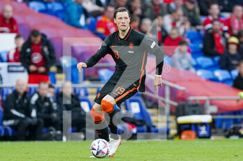 2022-06-08 - Wout Weghorst of The Netherlands during the UEFA Nations League 2022, League A - Group 4 football match between Wales and The Netherlands on June 8, 2022 at Cardiff City Stadium in Cardiff, Wales - FOOTBALL - NATIONS LEAGUE 2022 - WALES V NETHERLANDS - UEFA NATIONS LEAGUE - SOCCER