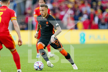 2022-06-08 - Noa Lang of The Netherlands during the UEFA Nations League 2022, League A - Group 4 football match between Wales and The Netherlands on June 8, 2022 at Cardiff City Stadium in Cardiff, Wales - FOOTBALL - NATIONS LEAGUE 2022 - WALES V NETHERLANDS - UEFA NATIONS LEAGUE - SOCCER