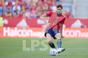 12/06/2022 - Marcos Alonso of Spain during the UEFA Nations League 2022, League A - Group 2 football match between Spain and Czech Republic on June 12, 2022 at the La Rosaleda Stadium in Malaga, Spain - FOOTBALL - NATIONS LEAGUE 2022 - SPAIN V CZECH REPUBLIC - UEFA NATIONS LEAGUE - CALCIO