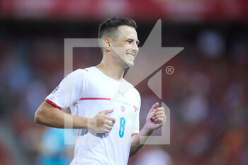 12/06/2022 - Jakub Pesek of Czech Republic during the UEFA Nations League 2022, League A - Group 2 football match between Spain and Czech Republic on June 12, 2022 at the La Rosaleda Stadium in Malaga, Spain - FOOTBALL - NATIONS LEAGUE 2022 - SPAIN V CZECH REPUBLIC - UEFA NATIONS LEAGUE - CALCIO