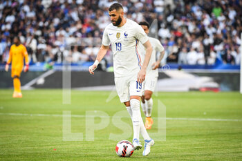 2022-06-13 - Karim BENZEMA of France during the UEFA Nations League, League A - Group 1 football match between France and Croatia on June 13, 2022 at Stade de France in Saint-Denis near Paris, France - FOOTBALL - NATIONS LEAGUE - FRANCE V CROATIA - UEFA NATIONS LEAGUE - SOCCER