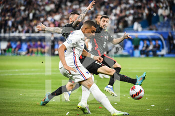 2022-06-13 - Kylian MBAPPE of France during the UEFA Nations League, League A - Group 1 football match between France and Croatia on June 13, 2022 at Stade de France in Saint-Denis near Paris, France - FOOTBALL - NATIONS LEAGUE - FRANCE V CROATIA - UEFA NATIONS LEAGUE - SOCCER