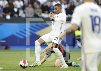 2022-06-13 - Kylian Mbappe of France during the UEFA Nations League, League A - Group 1 football match between France and Croatia on June 13, 2022 at Stade de France in Saint-Denis near Paris, France - FOOTBALL - NATIONS LEAGUE - FRANCE V CROATIA - UEFA NATIONS LEAGUE - SOCCER