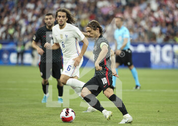 2022-06-13 - Luka Modric of Croatia during the UEFA Nations League, League A - Group 1 football match between France and Croatia on June 13, 2022 at Stade de France in Saint-Denis near Paris, France - FOOTBALL - NATIONS LEAGUE - FRANCE V CROATIA - UEFA NATIONS LEAGUE - SOCCER