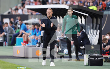 2022-06-14 - Germany head coach Hansi Flick during the UEFA Nations League 2022, League A - Group 3, football match between Germany and Italy on June 14, 2022 at Borussia-Park in Monchengladbach, Germany - FOOTBALL - NATIONS LEAGUE 2022 - GERMANY V ITALY - UEFA NATIONS LEAGUE - SOCCER