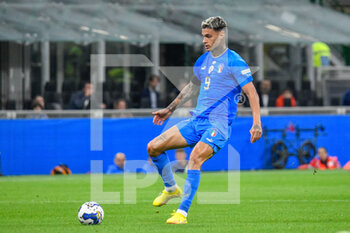 23/09/2022 - Italy’s Gianluca Scamacca - ITALY VS ENGLAND - UEFA NATIONS LEAGUE - CALCIO