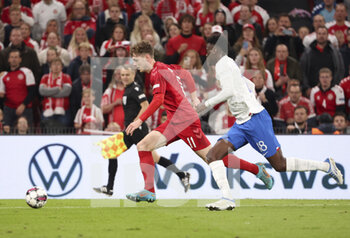 2022-09-25 - Andreas Skov Olsen of Denmark during the UEFA Nations League, League A - Group 1 football match between Denmark and France on September 25, 2022 at Parken Stadium in Copenhagen, Denmark - FOOTBALL - NATIONS LEAGUE - DENMARK V FRANCE - UEFA NATIONS LEAGUE - SOCCER