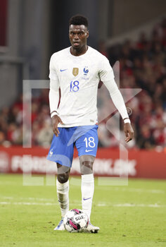 2022-09-25 - Benoit Badiashile of France during the UEFA Nations League, League A - Group 1 football match between Denmark and France on September 25, 2022 at Parken Stadium in Copenhagen, Denmark - FOOTBALL - NATIONS LEAGUE - DENMARK V FRANCE - UEFA NATIONS LEAGUE - SOCCER
