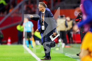 2022-09-25 - Head coach Louis van Gaal of The Netherlands during the UEFA Nations League, League A Group 4, football match between Netherlands and Belgium on September 25, 2022 at Johan Cruijff ArenA in Amsterdam, Netherlands - FOOTBALL - NATIONS LEAGUE - NETHERLANDS V BELGIUM - UEFA NATIONS LEAGUE - SOCCER