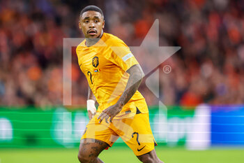 2022-09-25 - Steven Bergwijn of The Netherlands during the UEFA Nations League, League A Group 4, football match between Netherlands and Belgium on September 25, 2022 at Johan Cruijff ArenA in Amsterdam, Netherlands - FOOTBALL - NATIONS LEAGUE - NETHERLANDS V BELGIUM - UEFA NATIONS LEAGUE - SOCCER