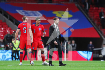 2022-09-27 - England Manager Gareth Southgate after the final whistle during the UEFA Nations League, League A - Group 3 football match between England and Germany on 26 September 2022 at Wembley Stadium in London, England - FOOTBALL - NATIONS LEAGUE - ENGLAND V GERMANY - UEFA NATIONS LEAGUE - SOCCER