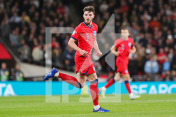 2022-09-27 - Declan Rice of England during the UEFA Nations League, League A - Group 3 football match between England and Germany on 26 September 2022 at Wembley Stadium in London, England - FOOTBALL - NATIONS LEAGUE - ENGLAND V GERMANY - UEFA NATIONS LEAGUE - SOCCER