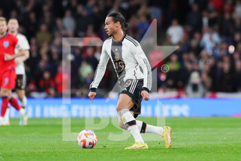 2022-09-27 - Leroy Sane of Germany during the UEFA Nations League, League A - Group 3 football match between England and Germany on 26 September 2022 at Wembley Stadium in London, England - FOOTBALL - NATIONS LEAGUE - ENGLAND V GERMANY - UEFA NATIONS LEAGUE - SOCCER