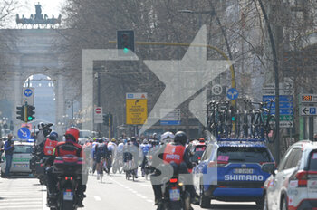 19/03/2022 - Start Milano Sanremo - DEPARTURE OF MILAN-SANREMO - STRADA - CICLISMO