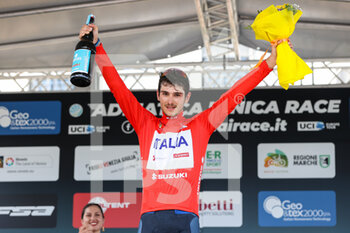 04/06/2022 - Christian Scaroni TEAM ITALY with red jersey - ADRIATICA IONICA RACE -TAPPA 1 TARVISIO/MONFALCONE - STRADA - CICLISMO
