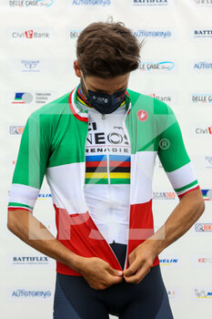 2022-06-22 - Filippo GANNA TEAM INEOS GRENADIERS wearing the Italian champion shirt - ITALIAN TIME TRIAL CHAMPIONSHIP (MEN-WOMEN-U23) - STREET - CYCLING