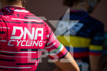 2022-09-12 - DNA Pro Cycling during the TCFIA 2022, Tour Cycliste Feminin International de L'Ardeche, Stage 7, Vesseaux - Privas (121 Km) on September 12, 2022 in Privas, France - CYCLING - TCFIA 2022 - STAGE 7 - STREET - CYCLING
