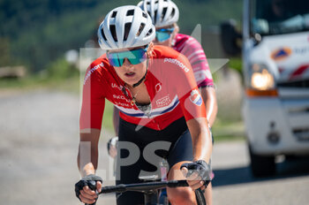 2022-09-12 - SNORTHEIM Stine Marie during the TCFIA 2022, Tour Cycliste Feminin International de L'Ardeche, Stage 7, Vesseaux - Privas (121 Km) on September 12, 2022 in Privas, France - CYCLING - TCFIA 2022 - STAGE 7 - STREET - CYCLING