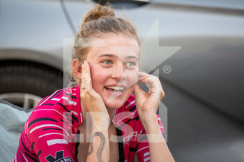 2022-09-12 - RAUWERDA Kaitlyn during the TCFIA 2022, Tour Cycliste Feminin International de L'Ardeche, Stage 7, Vesseaux - Privas (121 Km) on September 12, 2022 in Privas, France - CYCLING - TCFIA 2022 - STAGE 7 - STREET - CYCLING