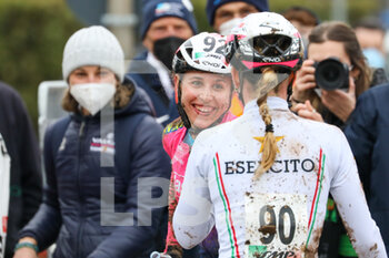 2022-01-09 - Silvia PERISCO (FAS AIRPORT SERVICE) e Eva LECHNER (CENTRO SPORTIVO ESERVITO) - CAMPIONATI ITALIANI DI CICLOCROSS 2022 - ELITE FEMMINILE - CYCLOCROSS - CYCLING