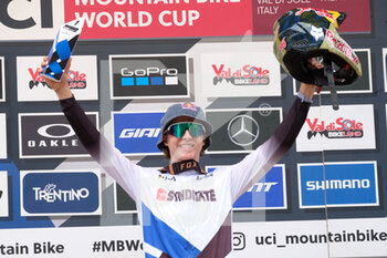 03/09/2022 - Jackson Goldstone (CAN) first place in UCI Mountain Bike World Cup 2022 - Junior Men Downhill race category - September 3, 2022. Italy  - UCI MOUNTAIN BIKE WORLD - VAL DI SOLE 2022 - JUNIOR MEN AND WOMAN RACE - MTB - MOUNTAIN BIKE - CICLISMO