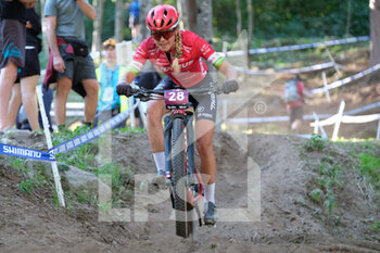 04/09/2022 - (28) Ginia Caluori (SUI) - UCI MOUNTAIN BIKE WORLD CUP - WOMEN UNDER 23 - CROSS COUNTRY OLYMPIC RACE - MTB - MOUNTAIN BIKE - CICLISMO