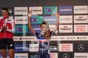 26/08/2022 - 14 FERRAND PREVOT Pauline during UCI Mountain Bike World Championships in Les Gets 2022 Cross-Country Short Track women Edite August 26, 2022, France - 2022 UCI MOUNTAIN BIKE WORLD CHAMPIONSHIPS - MTB - MOUNTAIN BIKE - CICLISMO