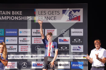 28/08/2022 - BATTEN Haley  during Podium UCI Mountain Bike World Championships in Les Gets 2022 Women Elite Cross-country Olympic - Final August 28, 2022, France - 2022 UCI MOUNTAIN BIKE WORLD CHAMPIONSHIPS - MTB - MOUNTAIN BIKE - CICLISMO