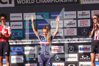 28/08/2022 - FERRAND PREVOT Pauline  during Podium UCI Mountain Bike World Championships in Les Gets 2022 Women Elite Cross-country Olympic - Final August 28, 2022, France - 2022 UCI MOUNTAIN BIKE WORLD CHAMPIONSHIPS - MTB - MOUNTAIN BIKE - CICLISMO